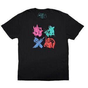 Playstation Geekfuel Exclusive XXL Men's Black Button Masher Gamer Tee Spyro